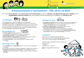 Soziale Gruppenarbeit SGA Sachsenheim Freie Stelle ab 01.02.2025